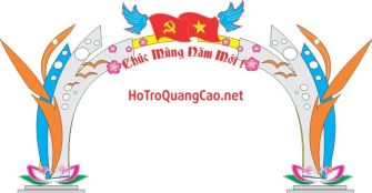 Mẫu cổng chào - trang trí đường phố 06