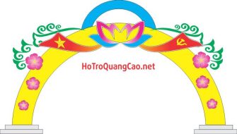 Mẫu cổng chào - trang trí đường phố 03