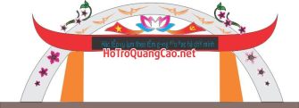Mẫu cổng chào - trang trí đường phố 05