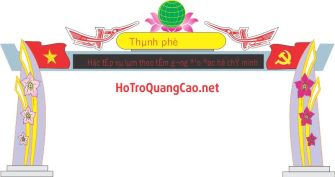 Mẫu cổng chào - trang trí đường phố 02