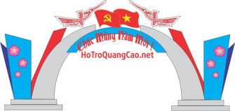Mẫu cổng chào - trang trí đường phố 07