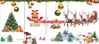 Decal Dán Kính Giáng Sinh - Noel 000089.cdr