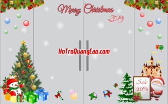 Decal Dán Kính Giáng Sinh - Noel 000095.cdr