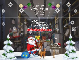 Decal Dán Kính Giáng Sinh - Noel 000101.cdr
