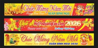 Băng rôn chúc mừng năm mới, Tết 2026 0005 CDR