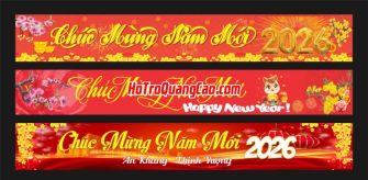 Băng rôn chúc mừng năm mới, Tết 2026 0006 CDR