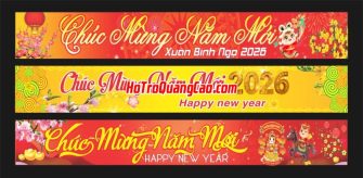 Băng rôn chúc mừng năm mới, Tết 2026 0008 CDR