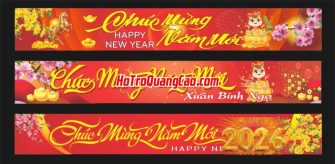 Băng rôn chúc mừng năm mới, Tết 2026 0009 CDR