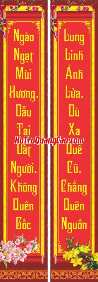Băng rôn, câu đối chúc mừng năm mới, Tết 2026 0006 CDR