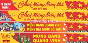 Băng rôn chúc mừng năm mới Tết 0014