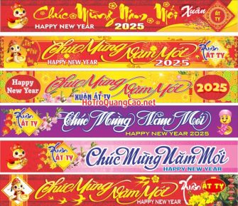 Băng rôn chúc mừng năm mới Tết 0020