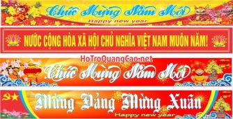 Băng rôn chúc mừng năm mới Tết 0022