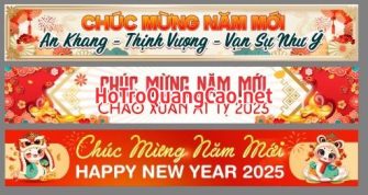 Băng rôn chúc mừng năm mới Tết 0024