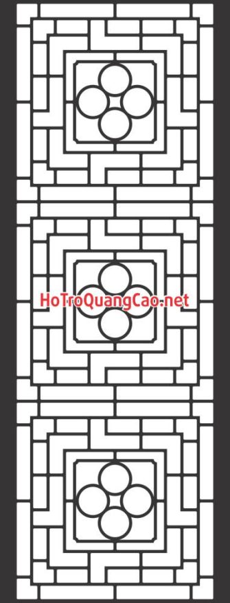 Họa tiết trang trí, hoa văn CNC 54