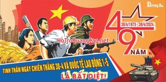 Ngày giải phóng miền nam 30-04, Quốc tế lao động 01-05 0102