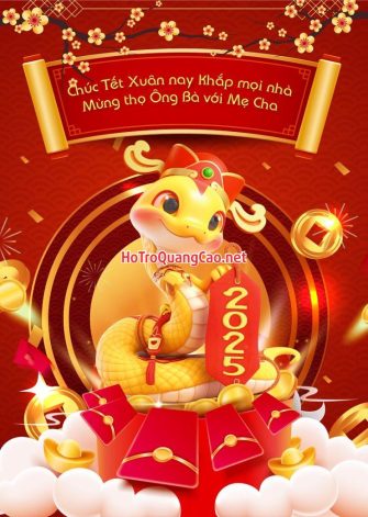 Phông nền, banner chúc mừng năm mới Tết 2025 0005
