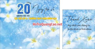 Phông nền họp lớp, hội khóa, tri ân thầy cô 0003