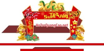 Tiểu cảnh, phông nền, backdrop chụp ảnh tết, chúc mừng năm mới 0056