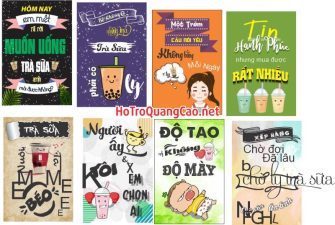 Tranh động lực 0049 - Trà Sữa