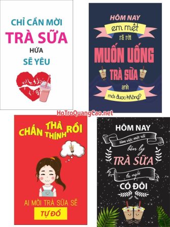 Tranh động lực 0050 - Trà Sữa