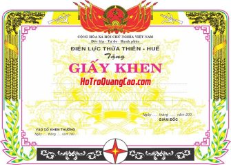 Mẫu Giấy Khen Thưởng 000251.cdr