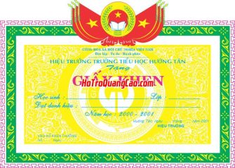 Mẫu Giấy Khen Thưởng 000258.cdr