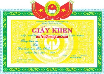 Mẫu Giấy Khen Thưởng 000267.cdr
