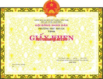 Mẫu Giấy Khen Thưởng 000273.cdr