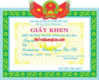 Mẫu Giấy Khen Thưởng 000276.cdr
