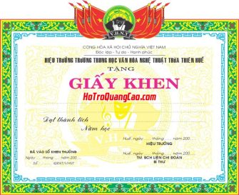 Mẫu Giấy Khen Thưởng 000281.cdr