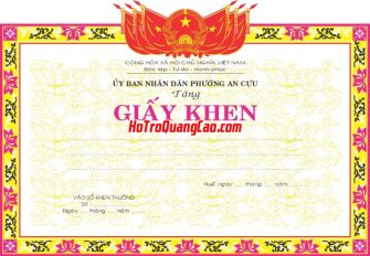 Mẫu Giấy Khen Thưởng 000292.cdr