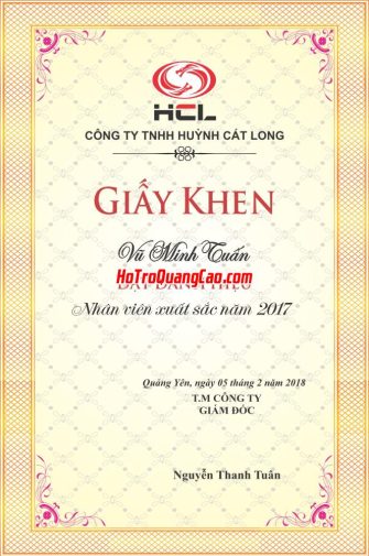 Mẫu Giấy Khen Thưởng 000301.cdr