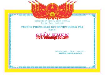 Mẫu Giấy Khen Thưởng 000319.cdr