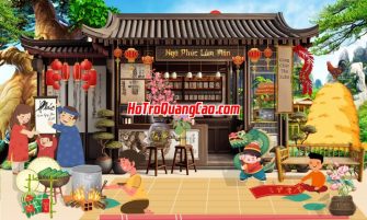 Tranh Tết Tiểu Cảnh Đẹp 000474.cdr