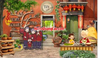 Tranh Tết Tiểu Cảnh Đẹp 000476.cdr