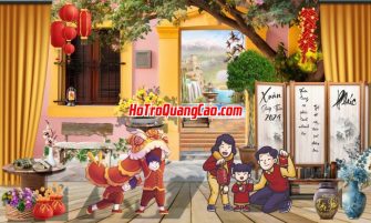 Tranh Tết Tiểu Cảnh Đẹp 000477.cdr