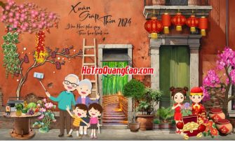 Tranh Tết Tiểu Cảnh Đẹp 000478.cdr