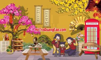 Tranh Tết Tiểu Cảnh Đẹp 000479.cdr