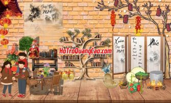 Tranh Tết Tiểu Cảnh Đẹp 000481.cdr