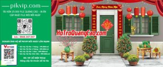 Tranh Tết Tiểu Cảnh Đẹp 000496.cdr