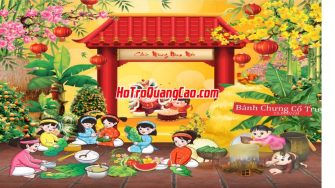 Tranh Tết Tiểu Cảnh Đẹp 000500.cdr