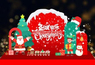 Vector Sân Khấu Giáng Sinh - Noel 000075.cdr
